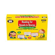 Super Duper Publications Reading for Details in Stories Fun Deck Flash Cards with Secret Decoder Educational Learning Resource for Children