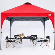 ABCCANOPY Outdoor Pop up Canopy Tent 8x8 Camping Sun Shelter-Series, Red