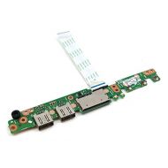 Asus.Corp Dual USB Power Button Card Reader I/O Board with Cable 60NB0G60 IO1010 for Asus 2 in 1 Q405UA Series
