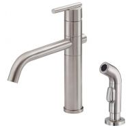 Danze D405558SS Parma Single Handle Kitchen Faucet with Side Spray, Stainless Steel