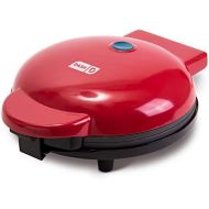 Dash DMG8100RD 8” Express Electric Round Griddle for Pancakes, Cookies, Burgers, Quesadillas, Eggs & other on the go Breakfast, Lunch & Snacks, with Indicator Light + Included Reci
