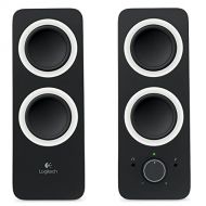 Amazon Renewed Logitech Multimedia Speakers Z200 with Stereo Sound for Multiple Devices - Black (Renewed)