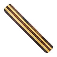 인센스스틱 Alternative Imagination Two Toned Stripes Wooden Incense Holder, 10 Inches Long, for Single Incense Sticks