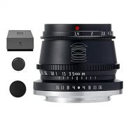 TTArtisan 35mm F1.4 APS-C Manual Focus Lens Compatible with Canon M Mount, M1, M2, M3, M5, M6, M6II, M10, M100, M5