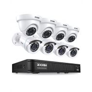 [아마존베스트]ZOSI H.265+ 1080p Home Security Camera System Indoor Outdoor, 5MP Lite CCTV DVR 8 Channel and 8 x 1080p Weatherproof Surveillance Bullet Dome Camera, Remote Access, Motion Detectio