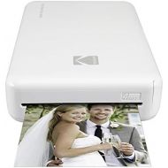 [아마존베스트]Kodak Mini 2 HD Wireless Portable Mobile Instant Photo Printer, Print Social Media Photos, Premium Quality Full Color Prints  Compatible w/iOS & Android Devices (White)