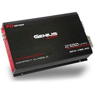 Genius GFX-55X4 1200 Watts-Max Car Amplifier 4-Channels Professional Class-AB 2-Ohm Stable Stereo