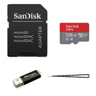 Sandisk Micro SDXC Ultra MicroSD TF Flash Memory Card 128GB 128G Class 10 for Go Pro Hero 4 Hero Session Gopro 4 & SD/TF USB Reader