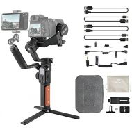 FeiyuTech AK2000S 3-Axis Handheld Gimbal DSLR Camera Gimbal Stabilizer Fits Sony Canon Panasonic Fujifilm Nikon Cameras Versatile Handle LCD Touch Screen Max Payload 4.85lb