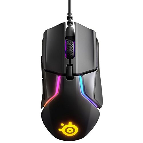  Amazon Renewed SteelSeries Rival 600 Gaming Mouse - 12,000 CPI TrueMove3+ Dual Optical Sensor - 0.5 Lift-off Distance - Weight System - RGB Lighting (Renewed)