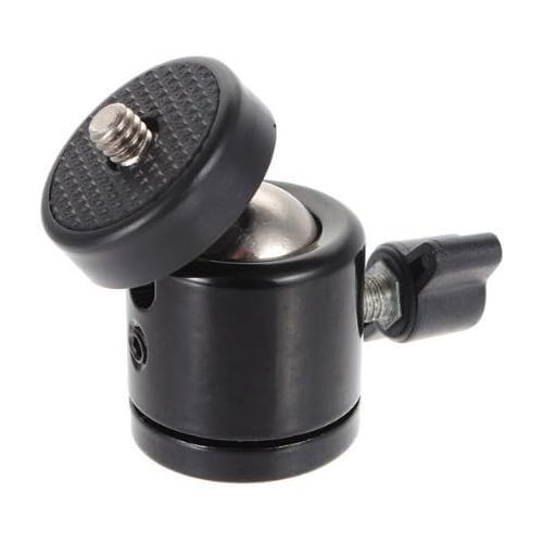  [아마존베스트]AKOAK 1/4 Swivel Mini Ball Head Screw Tripod Mount for DSLR Camera Camcorder Light Bracket