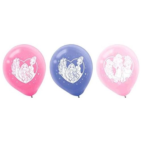  American Greetings Disney Princess 12 Balloons, 6 count, Party Supplies Novelty