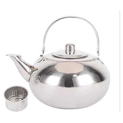  Baoblaze Edelstahl Teekrug Leicht Teekanne mit Sieb wiederverwendbar Wasserkocher - 1,5 L