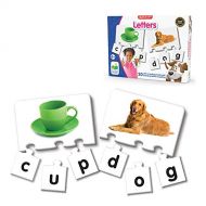 The Learning Journey - 119105 : Match It! - Letters - 20 Self-Correcting Reading & Spelling Puzzles for Three Letter Words with Matching Images