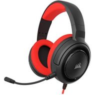 Corsair HS35 - Stereo Gaming Headset - Memory Foam Earcups - Headphones Designed for Switch and Mobile  Red, Switch Red