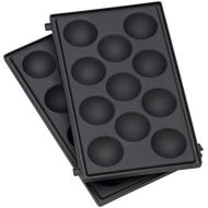 WMF Lono Snack Master Muffin Platten-Set, Zubehoer, 2 abnehmbare Plattensets, antihaftbeschichtet