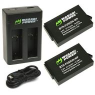 Wasabi Power Battery (2-Pack) and Dual USB Charger for GoPro Fusion and GoPro ASBBA-001