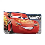 Amscan ⓒDISNEY CARS 3 Thank You Paper Postcard 4 1/4 x 6 1/4 Multi colored Set of 8