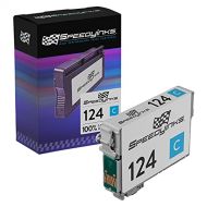 Speedy Inks Remanufactured Ink Cartridge Replacement for Epson 124 (Cyan)