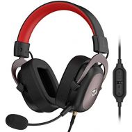 Redragon H510 Zeus Wired Gaming Headset - 7.1 Surround Sound - Memory Foam Ear Pads - 53MM Drivers - Detachable Microphone - Multi-Platforms Headphone - Works with PC, PS4/3 & Xbox
