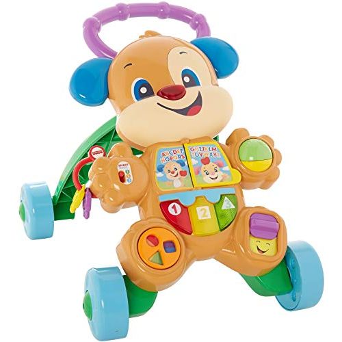  Fisher-Price Laugh & Learn Smart Stages Learn with Puppy Walker, Musical Walking Toy for Infants and Toddlers Ages 6 to 36 Months