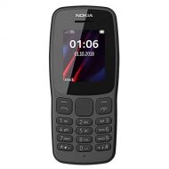 [아마존베스트]Nokia 106 Single Sim (2018) TA-1190 Dual-Band (850/1900) Factory GSM Unlocked Feature Phone (International Model)