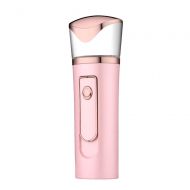 TRDyj Humidifier Nano Spray Water Meter Smart Beauty Handheld Nebulizer Candy Color Portable Humidifier Charging Po (Color : Pink)