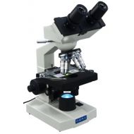 [아마존베스트]OMAX 40X-2000X Lab LED Binocular Compound Microscope with Double Layer Mechanical Stage and Coaxial Coarse/Fine Focusing Knob
