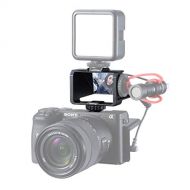UURig Vlog Selfie Flip Screen for Mirrorless Camera for Sony A7R3 A7III A7II A6000/A6300/A6500 Cold Shoe Bracket Microphone Mount for Fujifilm XT3 XT20 Canon Panasonic GX85 Nikon Z
