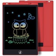 [아마존베스트]Sunany LCD Writing Board, 11 Inch Colourful Screen Drawing Board, Children, Digital Drawing Tablet for Children, Toy, Repeated Writing and Drawing (Red)