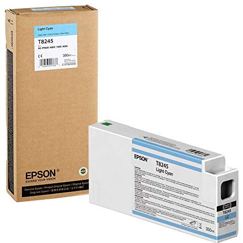 엡손 Epson UltraChrome HD Ink Cartridge - 350ml Light Cyan (T824500)