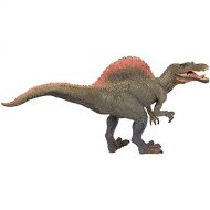 Juvale Dinosaur Toy Spinosaurus Figurine with Movable Jaw - Realistic Plastic Toy Dinosaur Figure for Children, Themed Parties, Decorations, Green - 11.5 x 6 x 3.5 Inches