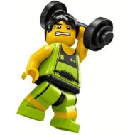 LEGO 8684 Minifigure Series 2 - Weight Lifter (Loose)