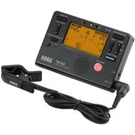 [아마존베스트]Korg TM60BK Tuner and Metronome Combo with Clip on Microphone (Black)