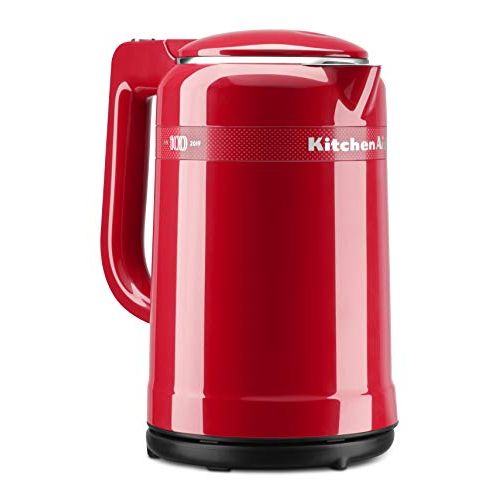 키친에이드 [아마존베스트]KitchenAid KEK1565QHSD 100 Year Limited Edition Queen of Hearts Electric Kettle, 1.5L, Passion Red