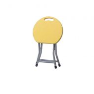 Forgiven Folding Camping Chair Portable Plastic and Metal Folding Stools Suitable for Camping Adult Kitchen Garden Bathroom Barbecues Foldable Stools for Adult Household Use (Color : Yellow