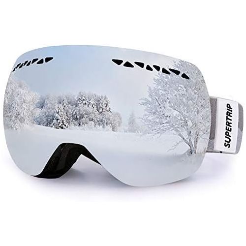  Supertrip Ski Snowboard Goggles for Men & Women Over The Glasses Snow Goggles