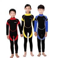 Scubadonkey 2.5 mm Neoprene Full Body Wetsuit for Kids | Jellyfish Repelling | for Scuba Diving Surfing Fishing Kayaking Swimming