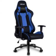 Eficentline Gaming Chair Racing Style Swivel Executive Office Chair High Back Adjustable Mesh Computer Chair with Headrest and Lumbar Support(Blue/Black)