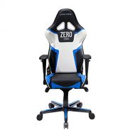 DXRacer Racing Series DOH/RV118/NBW Newedge Edition Black Blue White Racing Bucket Seat Office Chair Gaming Chair Ergonomic Computer Chair Esports Desk Chair Executive Chair Furnit