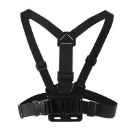 Bindpo Action Camera Chest Harness, Adjustable Chest Strap Support Chest Mount for Gopro Hero, for Session