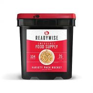 ReadyWise Emergency Food Supply, Freeze Dried Survival Food Disaster Kit for Hurricane Preparedness, Camping Food, Prepper Supplies, Emergency Supplies Variety Pack, 25 Year Shelf