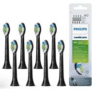 Philips Genuine Sonicare Optimal White Replacement Brush Heads, 8 Pack, Black - HX6068/13