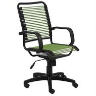 Brika Home Office Chair in Green and Graphite Black