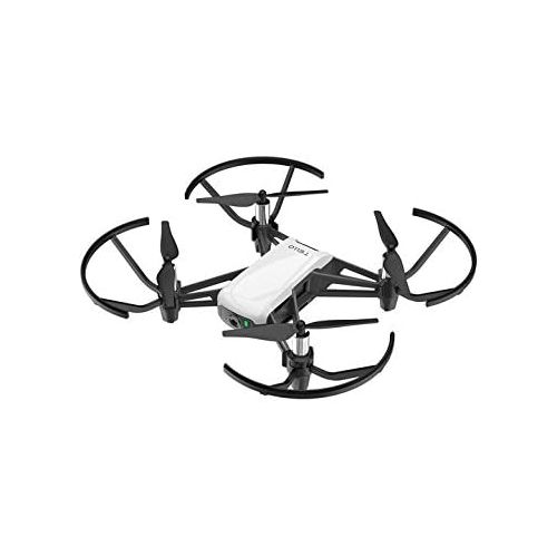 디제이아이 Tello Quadcopter Drone with HD Camera and VR,Powered by DJI Technology and Intel Processor,Coding Education,DIY Accessories,Throw and Fly (Without Controller)