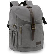BAGSMART Camera Backpack, BAGSMAR DSLR Camera Bag Backpack, Anti-Theft and Waterproof Camera Backpack for Photographers, Fit up to 15 Laptop with Rain Cover, Grey