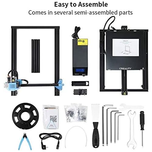  Creality 3D Printer CR-10 V3 New Version and Firmware Upgrade Silent Mainboard Resume Printing 300x300x400mm with Meanwell Power Supply Support DIY Expansion