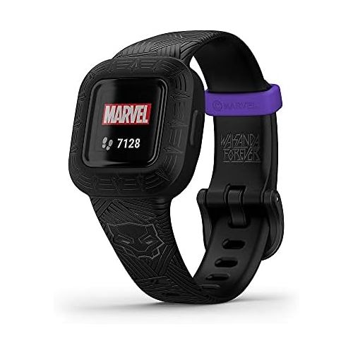 가민 [아마존베스트]Garmin vivofit jr. 3, Fitness Tracker for Kids, Swim-Friendly, Up to 1-Year Battery Life, Marvel Black Panther
