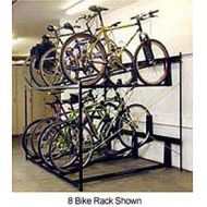 10 6-Bike Rack Double Decker, Non-Locking