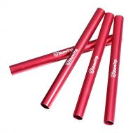 Keenso Tent Poles, 4pcs Aluminium Alloy Tent Pole Repair Emergency Tube for Outdoor Camping Accessories